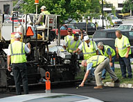 asphalt application
